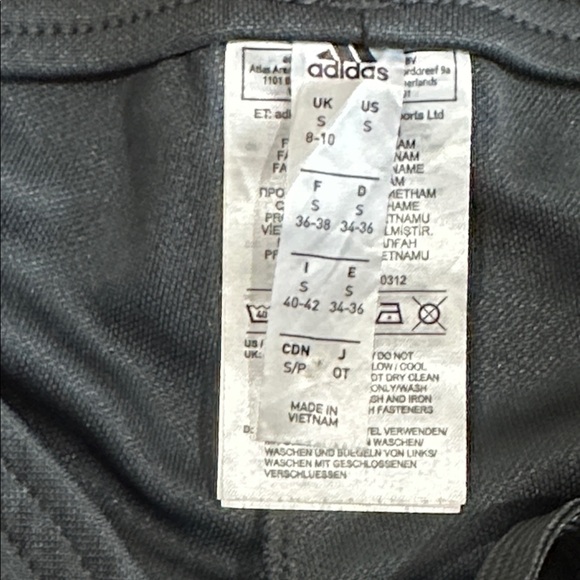 Adidas Black and Pink Sweatpants with Elastic Waistband - Picture 4 of 11